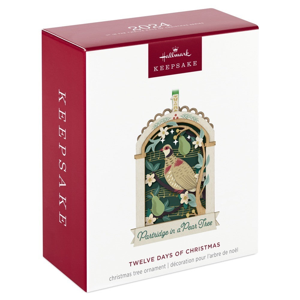 Twelve Days of Christmas Papercraft Hallmark Keepsake Ornament