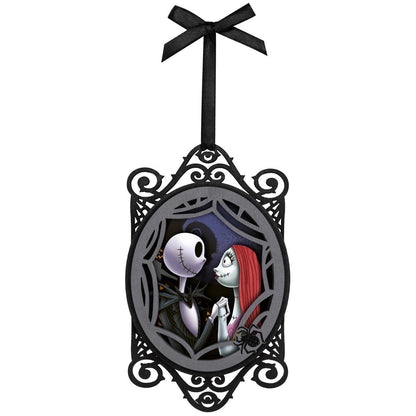 Disney Tim Burton's The Nightmare Before Christmas Jack and Sally Papercraft Hallmark Keepsake Ornament