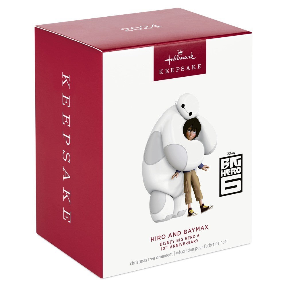 Disney Big Hero 6 10th Anniversary Hiro and Baymax Hallmark Keepsake Ornament