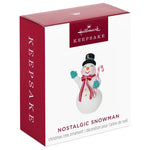 Mini Nostalgic Snowman Hallmark Keepsake Ornament 1.45''