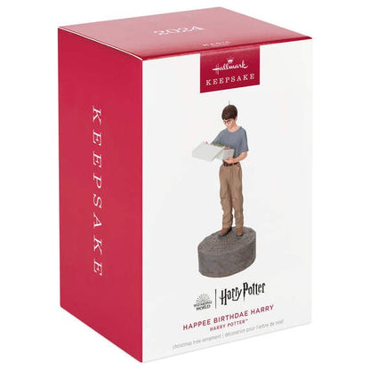 Harry Potter Happee Birthdae Harry With Sound Hallmark Keepsake Ornament