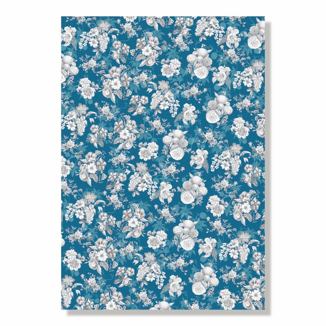 Toile de Jouy Floral Wrapping Paper Book