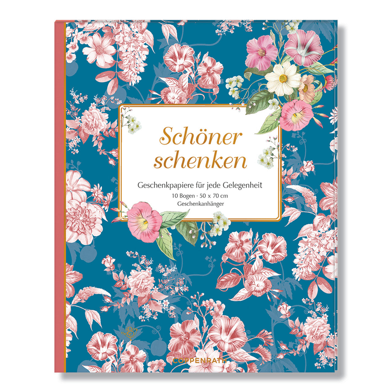 Toile de Jouy Floral Wrapping Paper Book