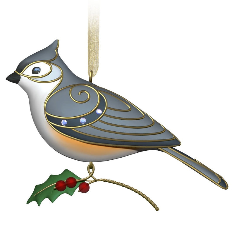 The Beauty of Birds Tufted Titmouse 2022 Hallmark Keepsake Ornament