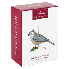 The Beauty of Birds Tufted Titmouse 2022 Hallmark Keepsake Ornament