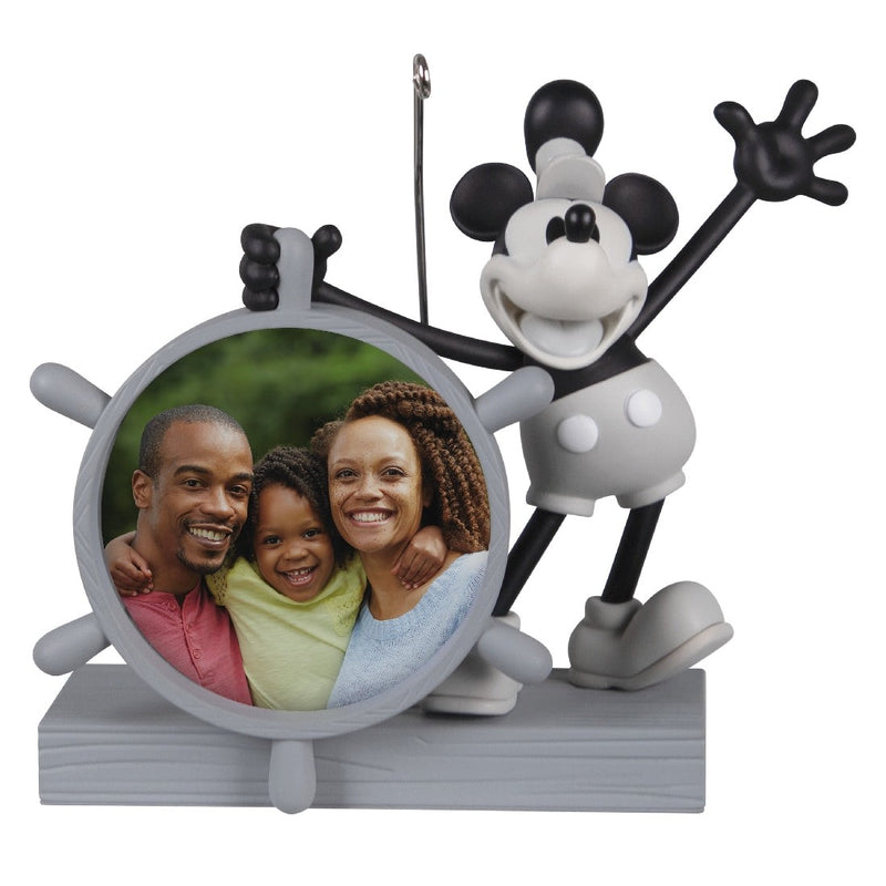 Disney Mickey Mouse Ahoy There! Photo Frame 2022 Hallmark Keepsake Ornament