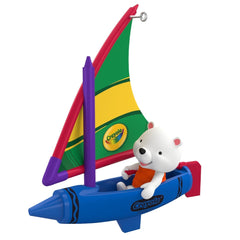 Crayola Colorful Canoe Sailing 2022 Hallmark Keepsake Ornament
