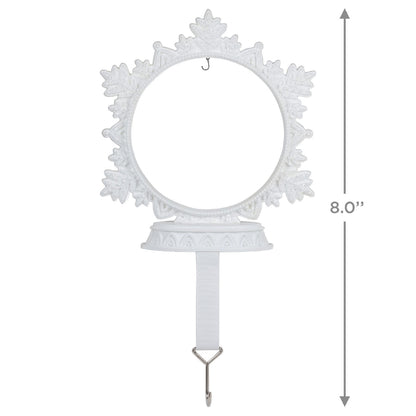 Snowflake Ornament and Stocking Hanger 2023 Hallmark Keepsake Ornament