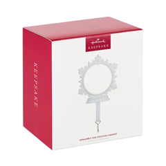 Snowflake Ornament and Stocking Hanger Hallmark Keepsake Ornament