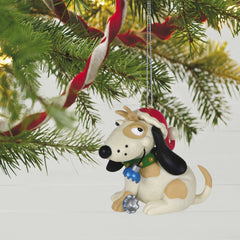 Naughty List Shenanigans Dog 2022 Hallmark Keepsake Ornament