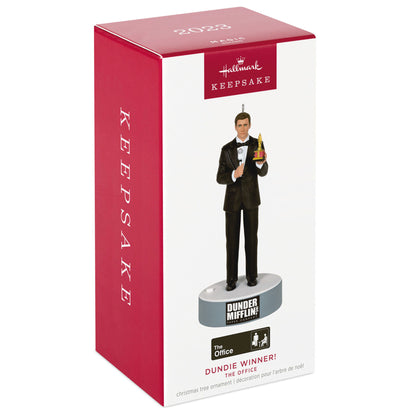 The Office Dundie Winner! 2023 Hallmark Keepsake Ornament With Sound