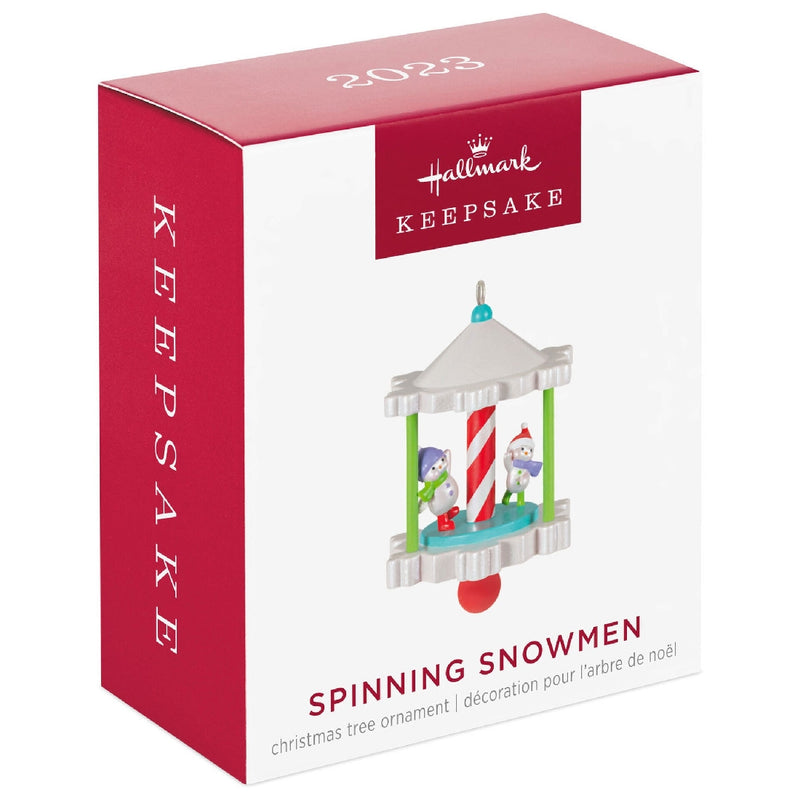 Spinning Snowmen Miniature Hallmark Keepsake Ornament