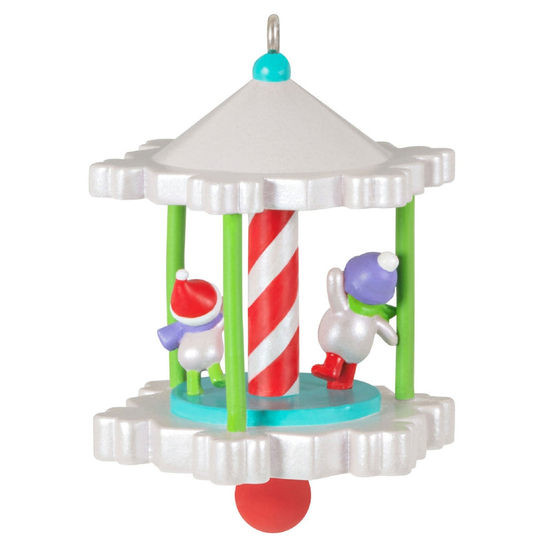 Spinning Snowmen Miniature Hallmark Keepsake Ornament