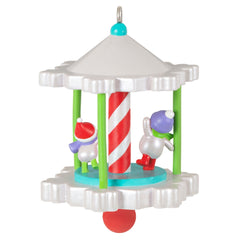 Spinning Snowmen Miniature Hallmark Keepsake Ornament