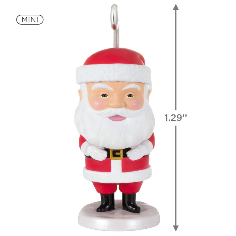 Wiggly Santa Miniature Hallmark Keepsake Ornament