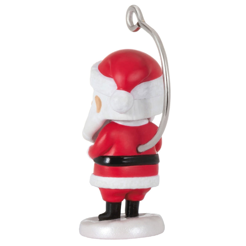 Wiggly Santa Miniature Hallmark Keepsake Ornament