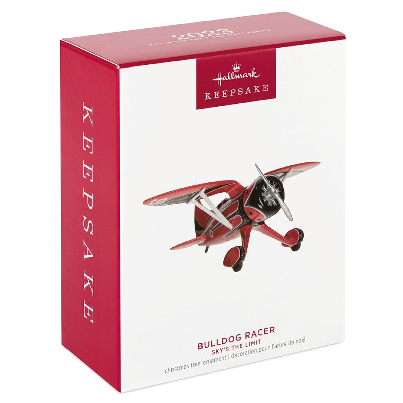 Sky's the Limit Bulldog Racer Hallmark Keepsake Ornament