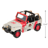 The Car's the Star Jurassic Park 1992 Jeep Wrangler Metal 2023 Hallmark Keepsake Ornament
