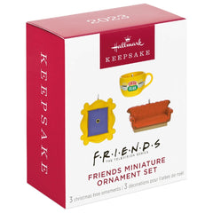Friends Miniature Hallmark Keepsake Ornament Set