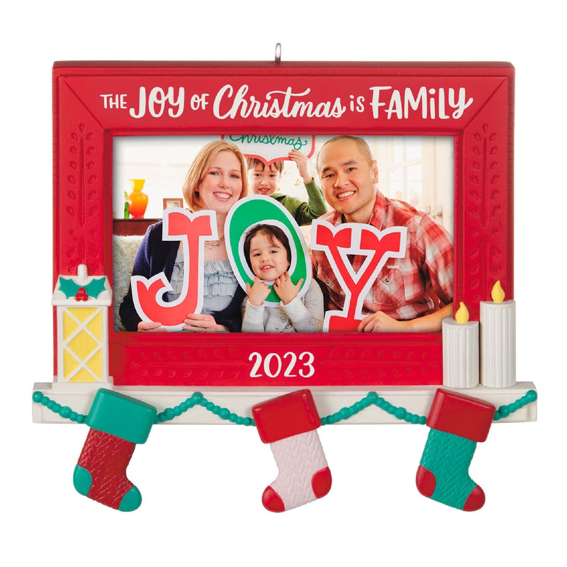 Family Joy 2023 Photo Frame Hallmark Keepsake Ornament