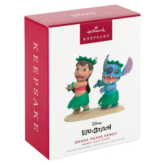 Disney Lilo & Stitch Ohana Means Family Hallmark Keepsake Ornament