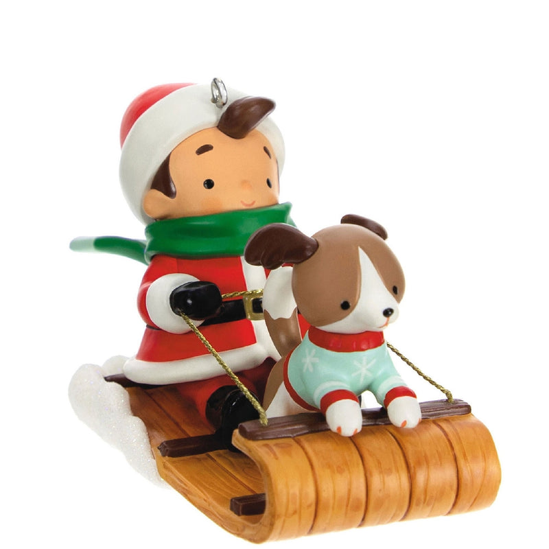 Young Santa Hallmark keepsake Ornament