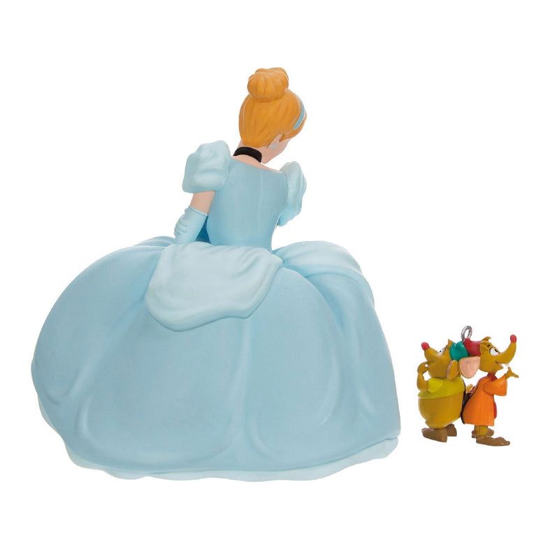 Disney Cinderella Jaq and Gus Love Cinderelly Hallmark Keepsake Ornament Set