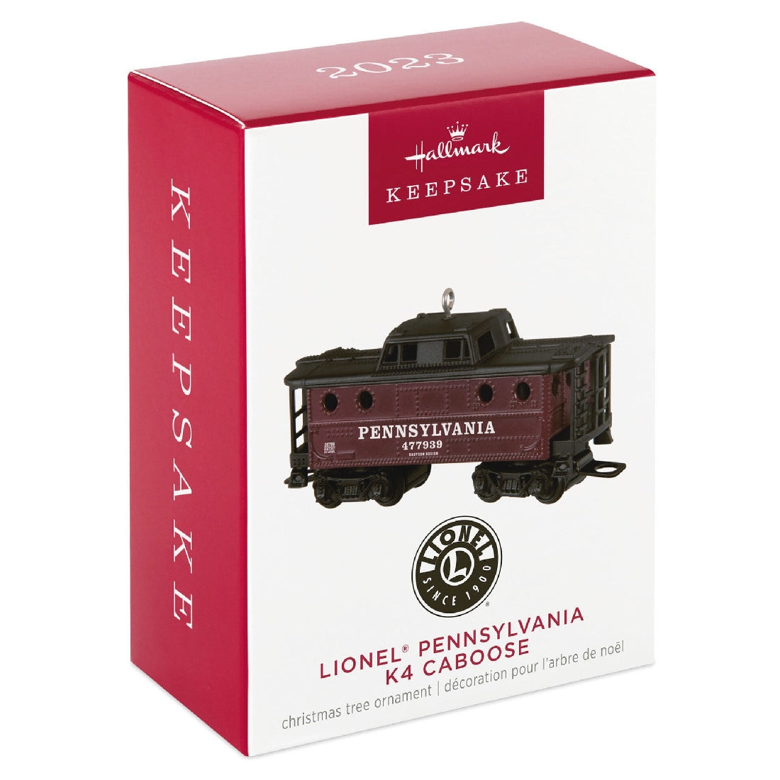 LIONEL Pennsylvania K4 Caboose 2023 Hallmark Keepsake Ornament