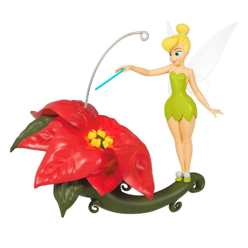 Disney Tinker Bell Pixie-Dusted Poinsettia Hallmark Keepsake Ornament