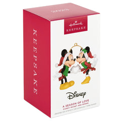 Disney Mickey and Minnie A Season of Love Hallmark Keepsake Ornament