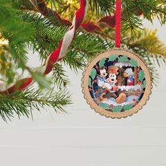 Disney Mickey's Christmas Carol 40th Anniversary Papercraft Hallmark Keepsake Ornament