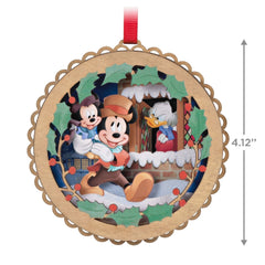 Disney Mickey's Christmas Carol 40th Anniversary Papercraft Hallmark Keepsake Ornament