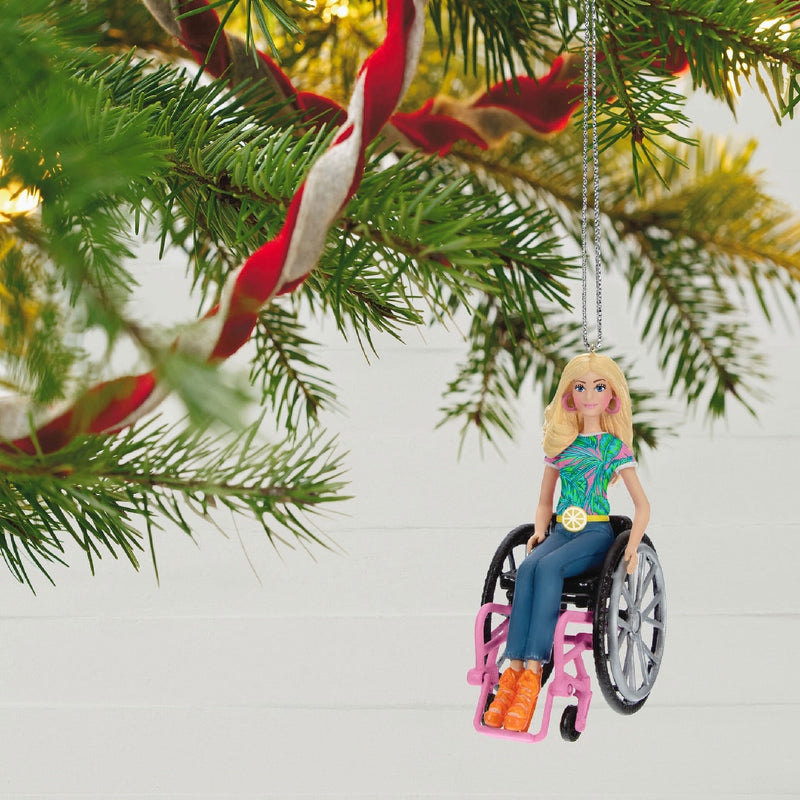 Barbie Fashionista With Wheelchair Hallmark Keepsake Ornament