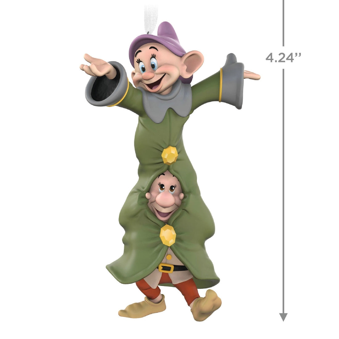 Disney Snow White and the Seven Dwarfs Dancing Dwarf Duo 2023 Hallmark Keepsake Ornament