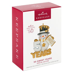 50 Sweet Years Special Edition Hallmark Keepsake Ornament