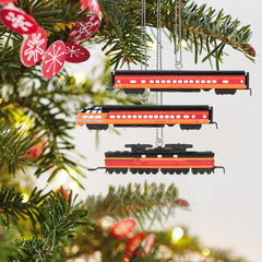 LIONEL Milwaukee Road EP-2 Passenger Miniature Hallmark Keepsake Ornament Set