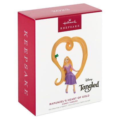 Disney Tangled Rapunzel's Heart of Gold 2023 Hallmark Keepsake Ornament