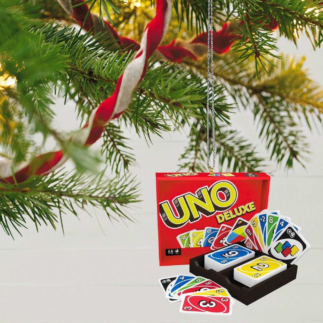 Family Game Night Mattel UNO 2023 Hallmark Keepsake Ornament