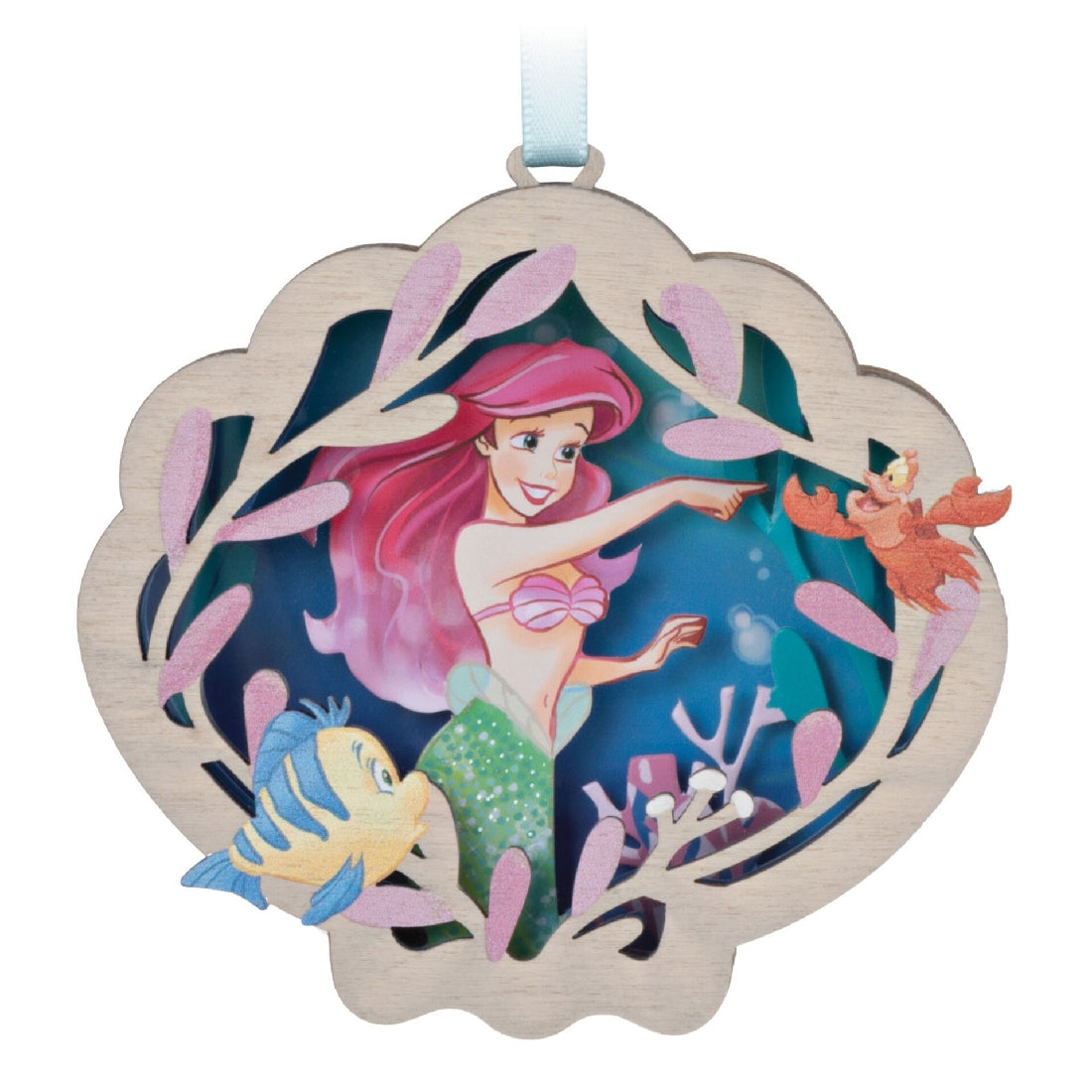 Disney The Little Mermaid Ariel and Flounder 2023 Hallmark Keepsake Ornament