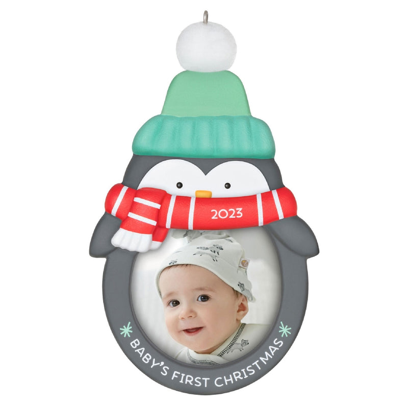 Baby's 1st Christmas 2023 Photo Frame Hallmark keepsake Ornament