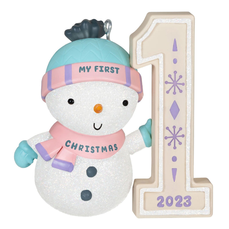My First Christmas Snowman 2023 Hallmark Keepsake Ornament