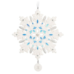 Snowflake 2023 Porcelain Hallmark Keepsake Ornament