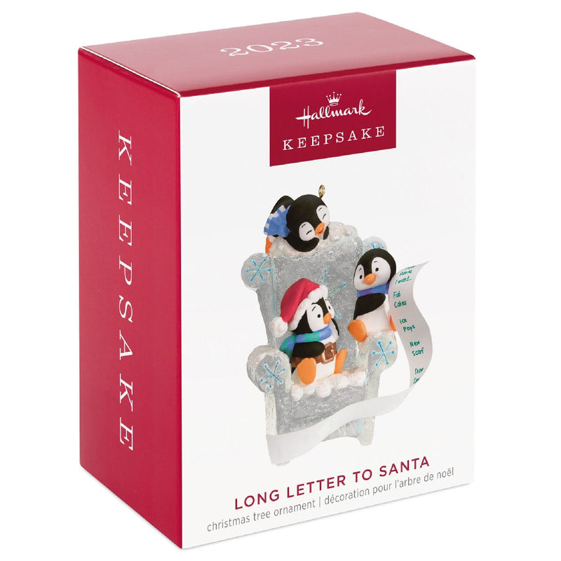 Long Letter to Santa Hallmark Keepsake Ornament
