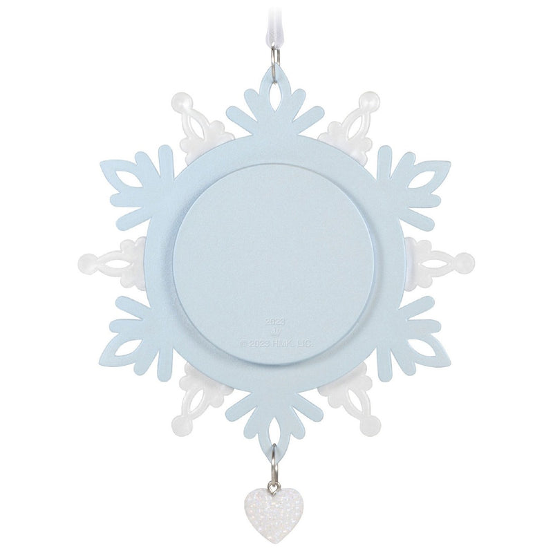 Our First Christmas Together Snowflake 2023 Photo Frame Hallmark Keepsake Ornament