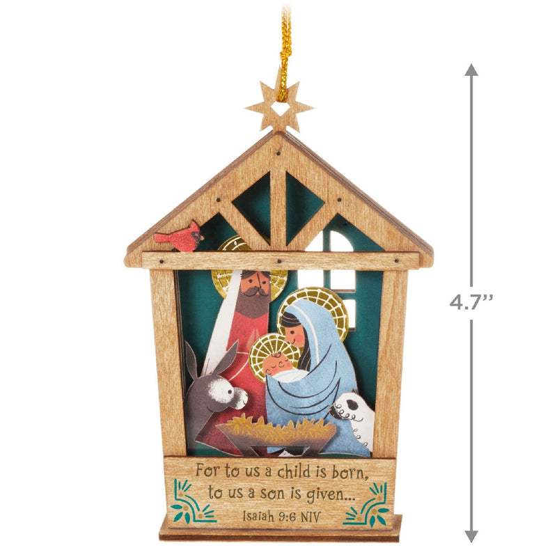A Child Is Born Hallmark Keepsake Ornament