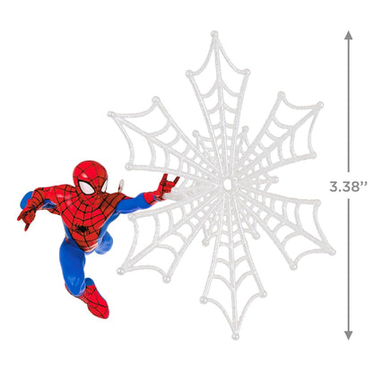 Marvel Spider-Man Spidey Spins A Snowflake 2023 Hallmark Keepsake Ornament