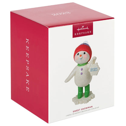 Sweet Snowman 2023 Hallmark Keepsake Ornament