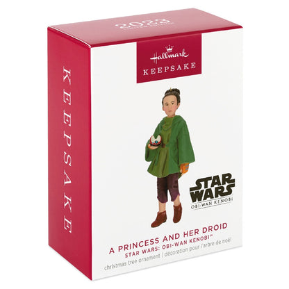 Star Wars: Obi-Wan Kenobi A Princess and Her Droid 2023 Hallmark Keepsake Ornament