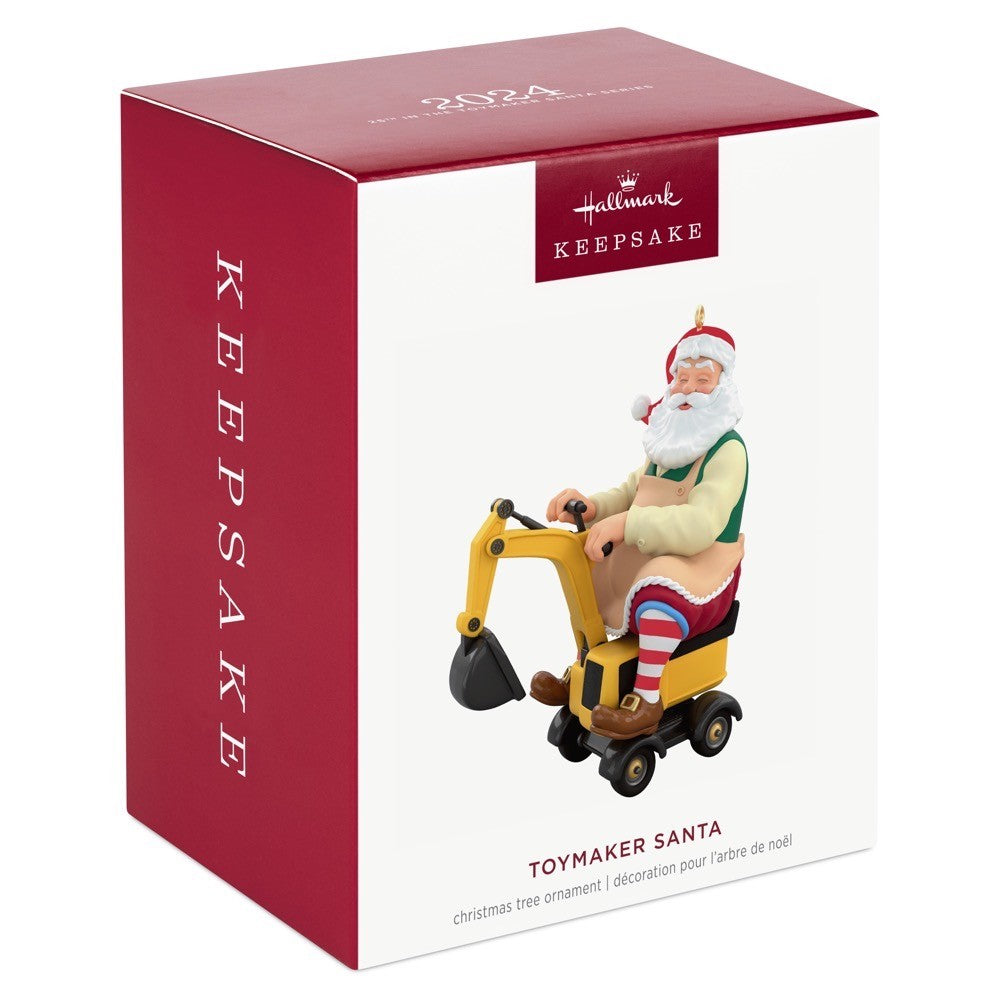 Toymaker Santa Hallmark Keepsake Ornament