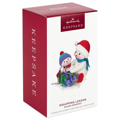 Making Memories Wrapping Lesson Hallmark Keepsake Ornament